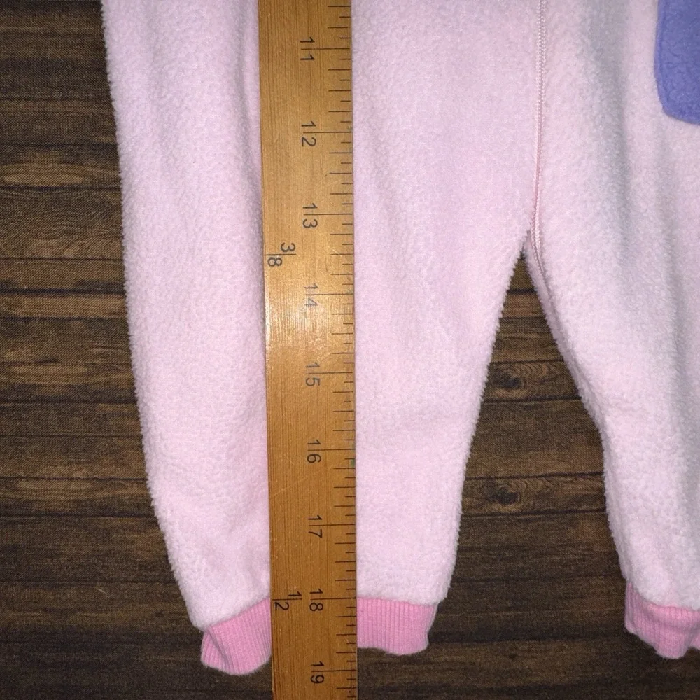 Bon Bebe Sleeper Baby Girl One Size Pink Purple Vintage Y2K Fleece